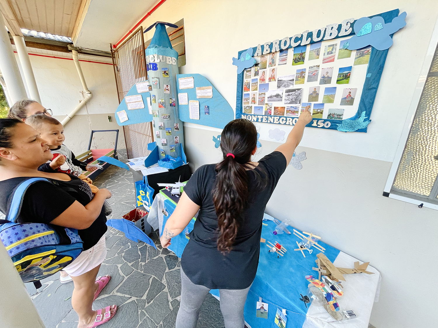 O aeroclube foi tema da exposição.jpeg